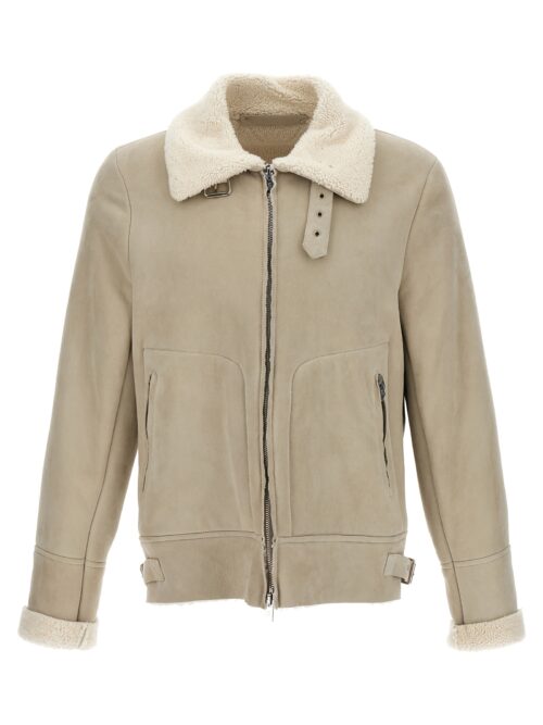 Suede sheepskin SALVATORE SANTORO Beige