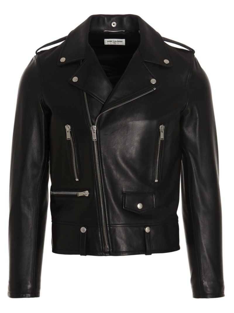 'Classic Motorcycle' nail SAINT LAURENT Black