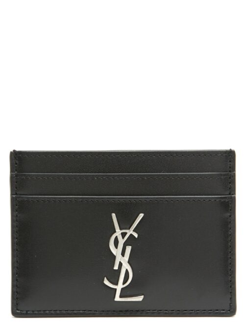 'Monogramme' card holder SAINT LAURENT Black