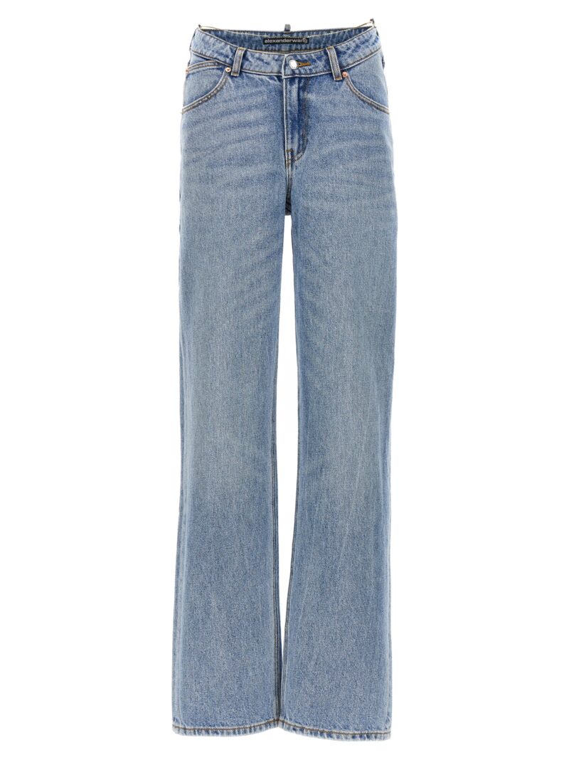'V front' jeans DENIM X ALEXANDER WANG Light Blue