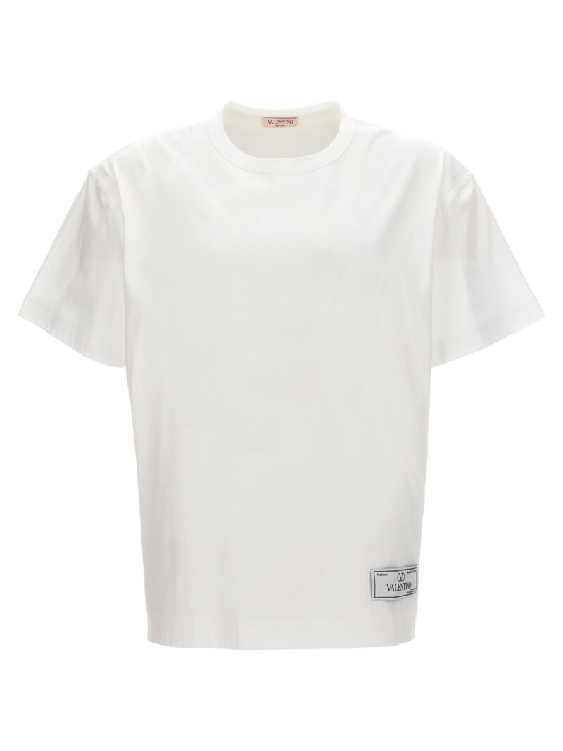 'Maison Valentino label' T-shirt VALENTINO GARAVANI White