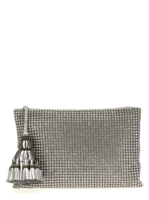 'Crystal Georgiana' clutch ANYA HINDMARCH Silver