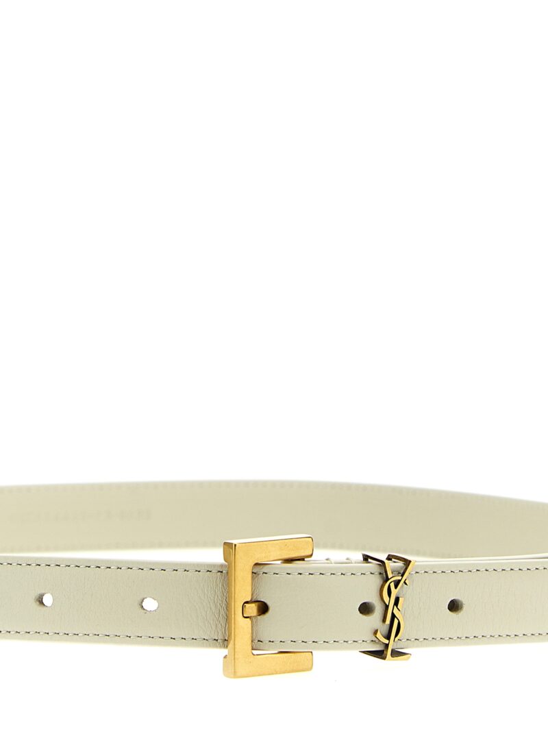 'Cassandre' belt Woman SAINT LAURENT White