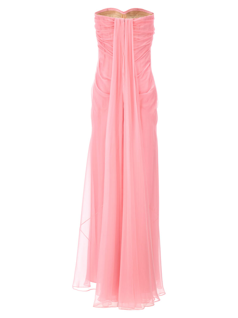 Draped dress 612662QBACI5067 ALEXANDER MCQUEEN Pink