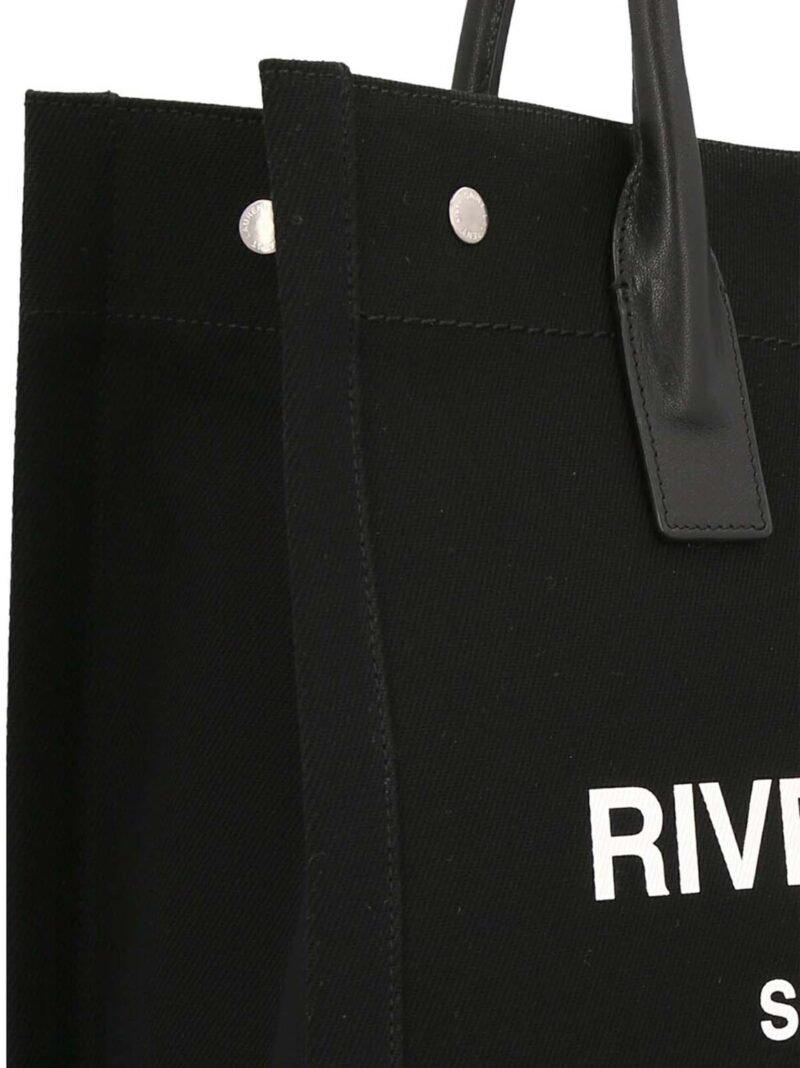 'Rive Gauche North/South' shopping bag Man SAINT LAURENT White/Black