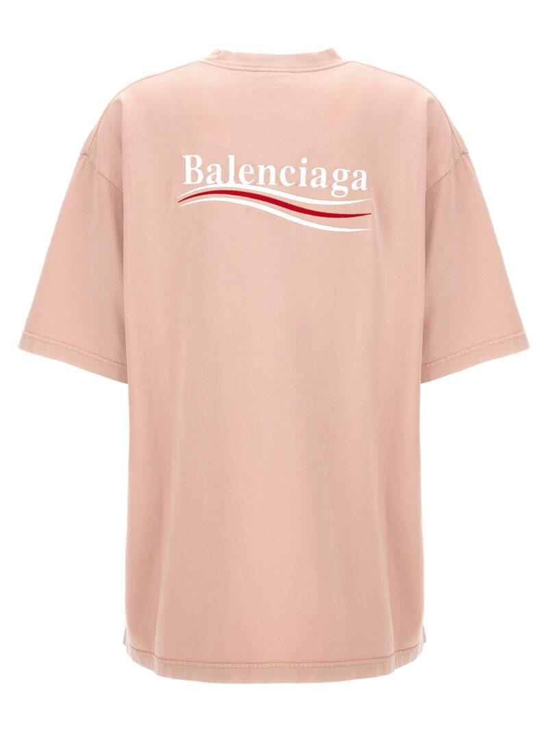 'Political campaign' t-shirt 641655TKVJ11764 BALENCIAGA Pink