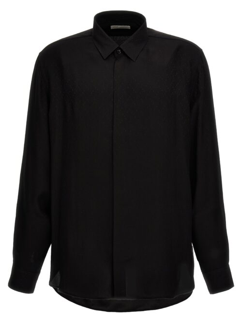 Plumetis shirt SAINT LAURENT Black