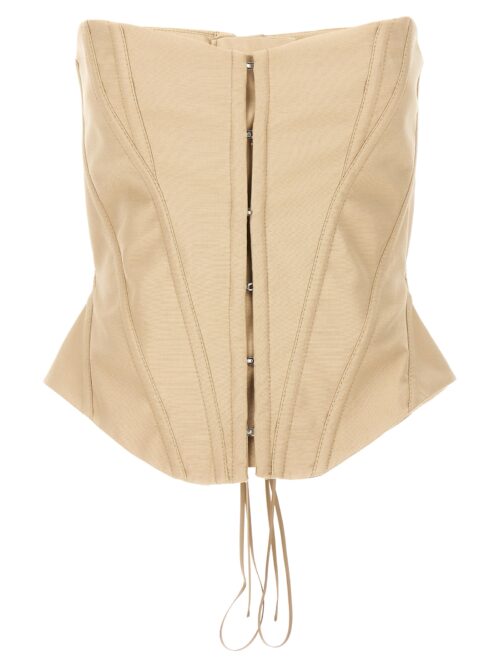 Shaped corset top STELLA MCCARTNEY Beige