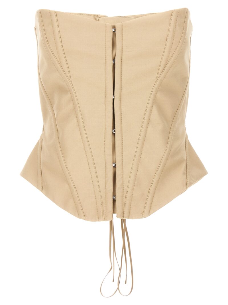 Shaped corset top STELLA MCCARTNEY Beige