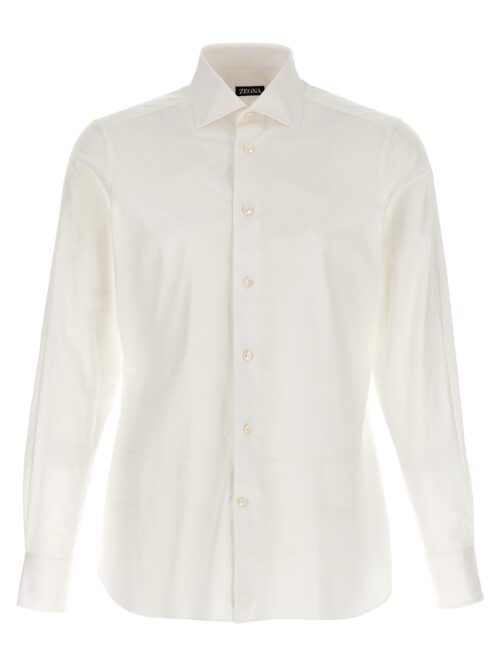 Stretch cotton shirt ZEGNA White