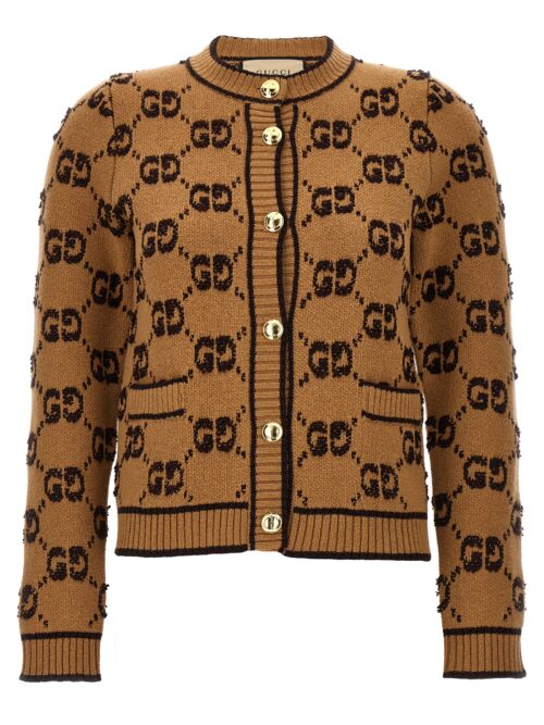 GG tweed bouclè cardigan GUCCI Beige