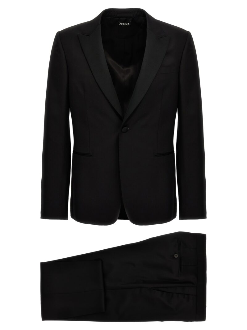 Wool and mohair suit ZEGNA Black