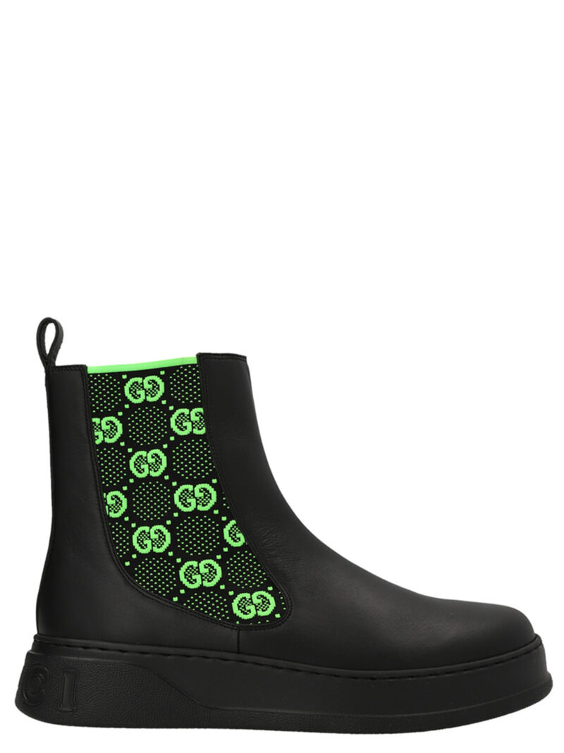 'GG' ankle boots GUCCI Black