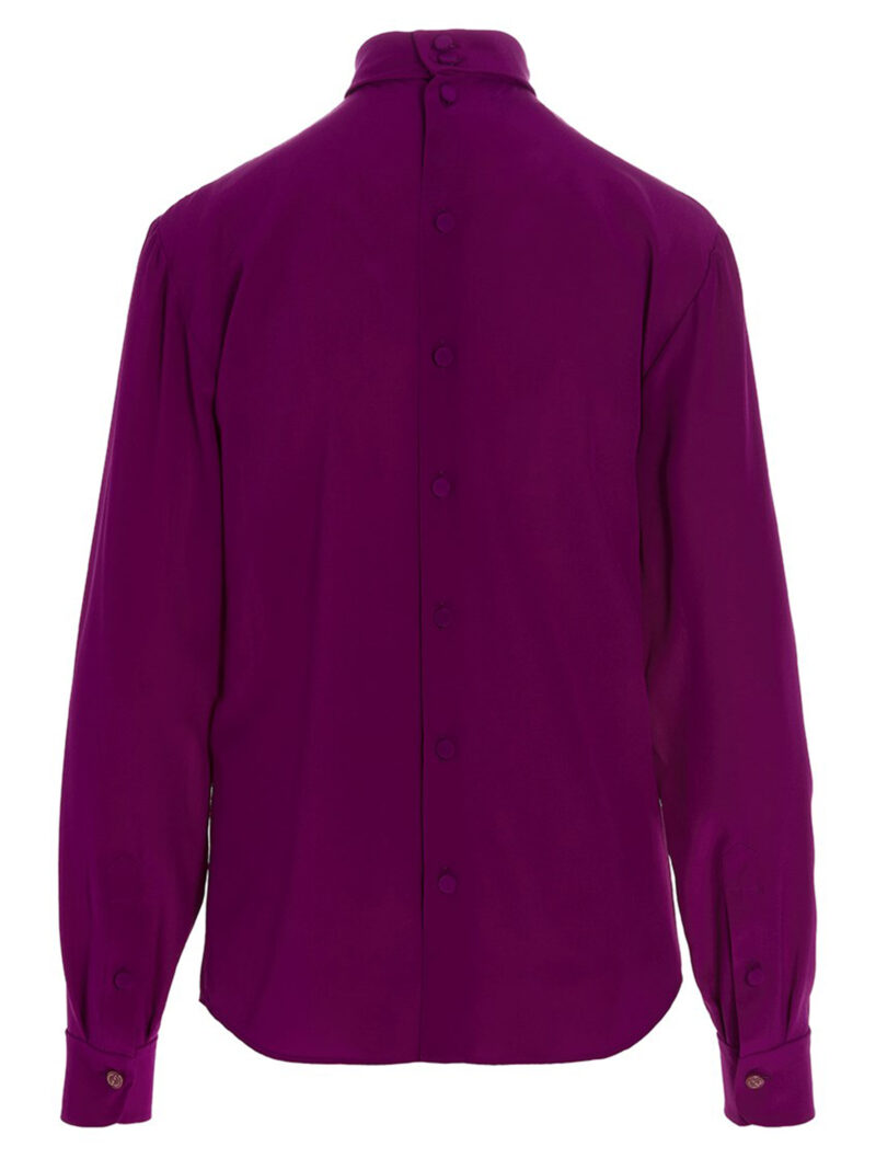 Crêpe de chine shirt 726002ZAAOG5545 GUCCI Purple