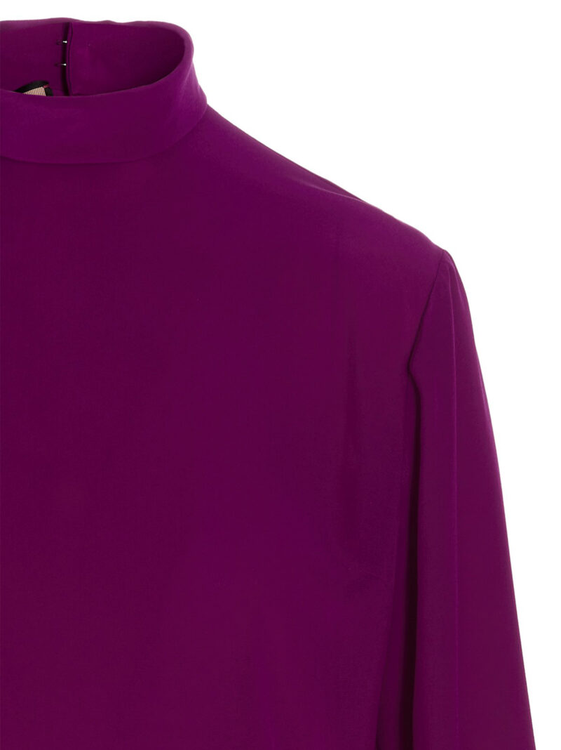 Crêpe de chine shirt Woman GUCCI Purple