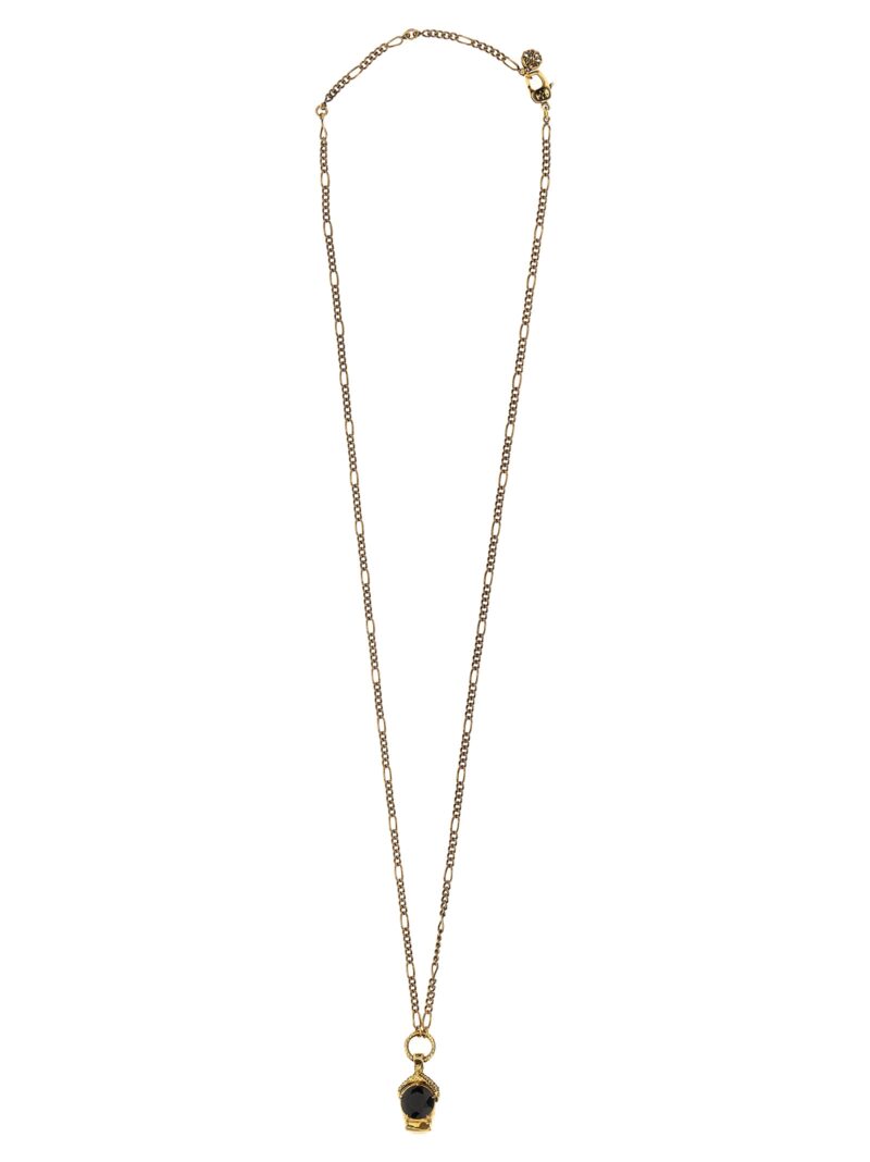 'Victorian skull' necklace 728368J160T8048 ALEXANDER MCQUEEN Gold
