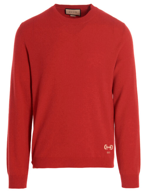 'Horsebit' sweater GUCCI Red