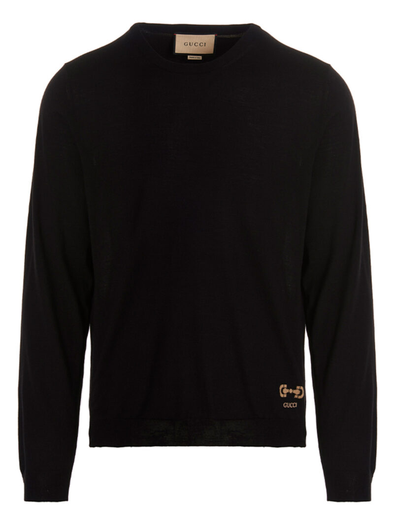 'Horsebit' sweater GUCCI Black