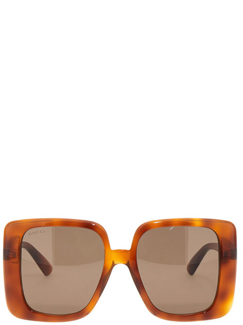 Rectangular sunglasses GUCCI Brown