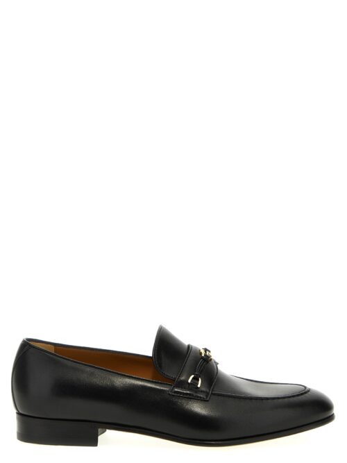 'Incrocio GG' loafers GUCCI Black