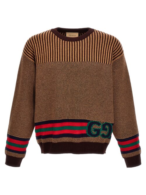 Logo sweater GUCCI Brown