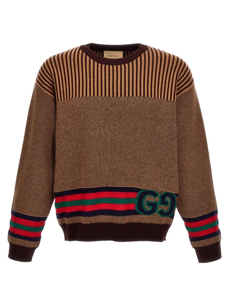 Logo sweater GUCCI Brown