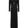 Long hooded dress SAINT LAURENT Black