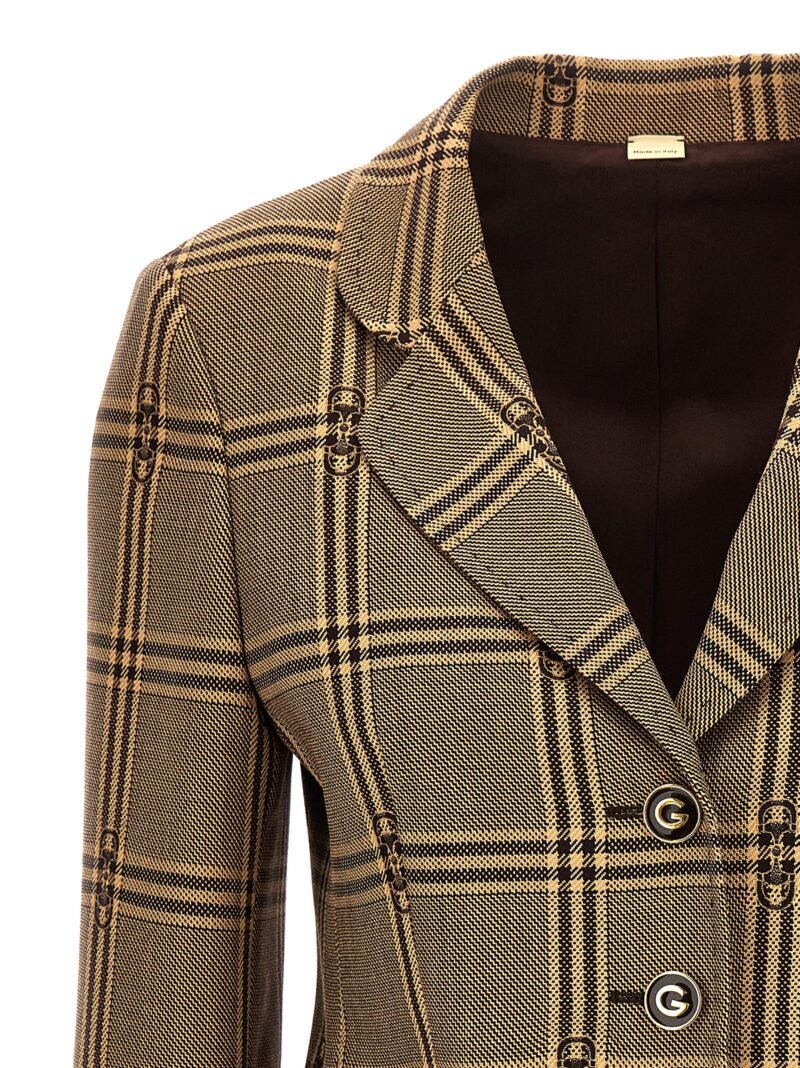 'Morsetto' blazer Woman GUCCI Beige