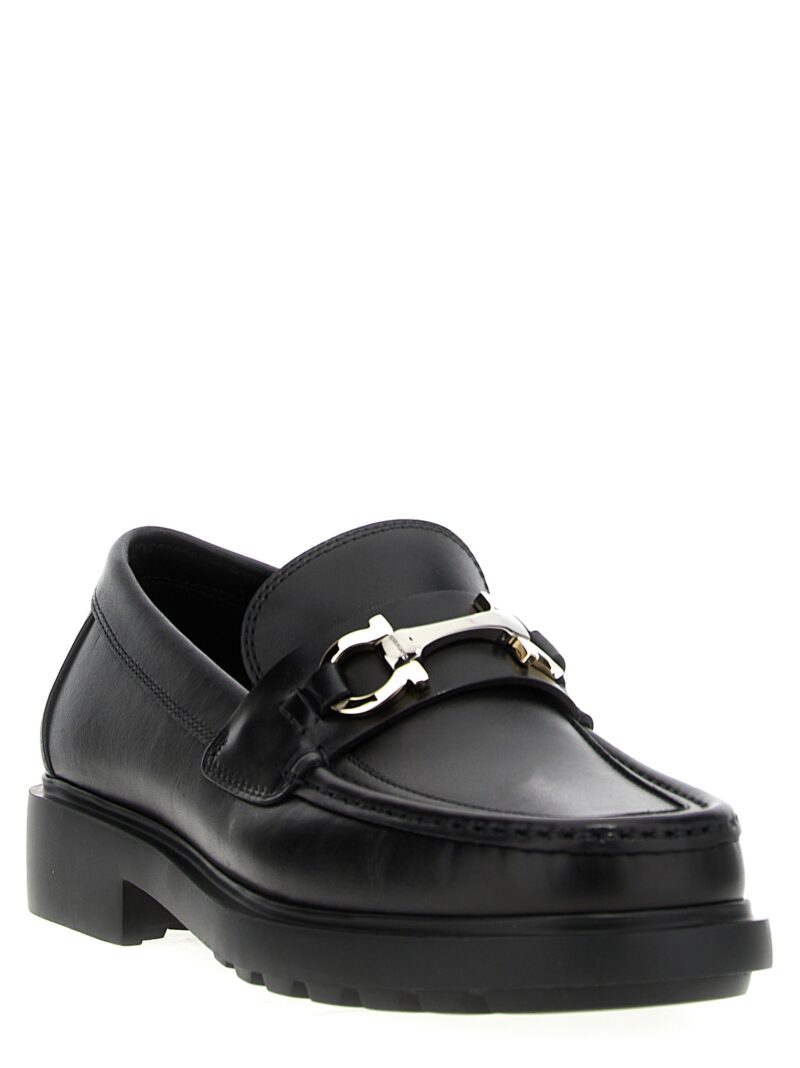 'Duglas' loafers 768108002 FERRAGAMO Black