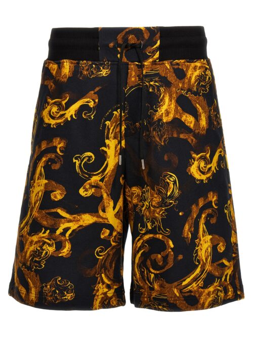 'Barocco' print bermuda shorts VERSACE JEANS COUTURE Black