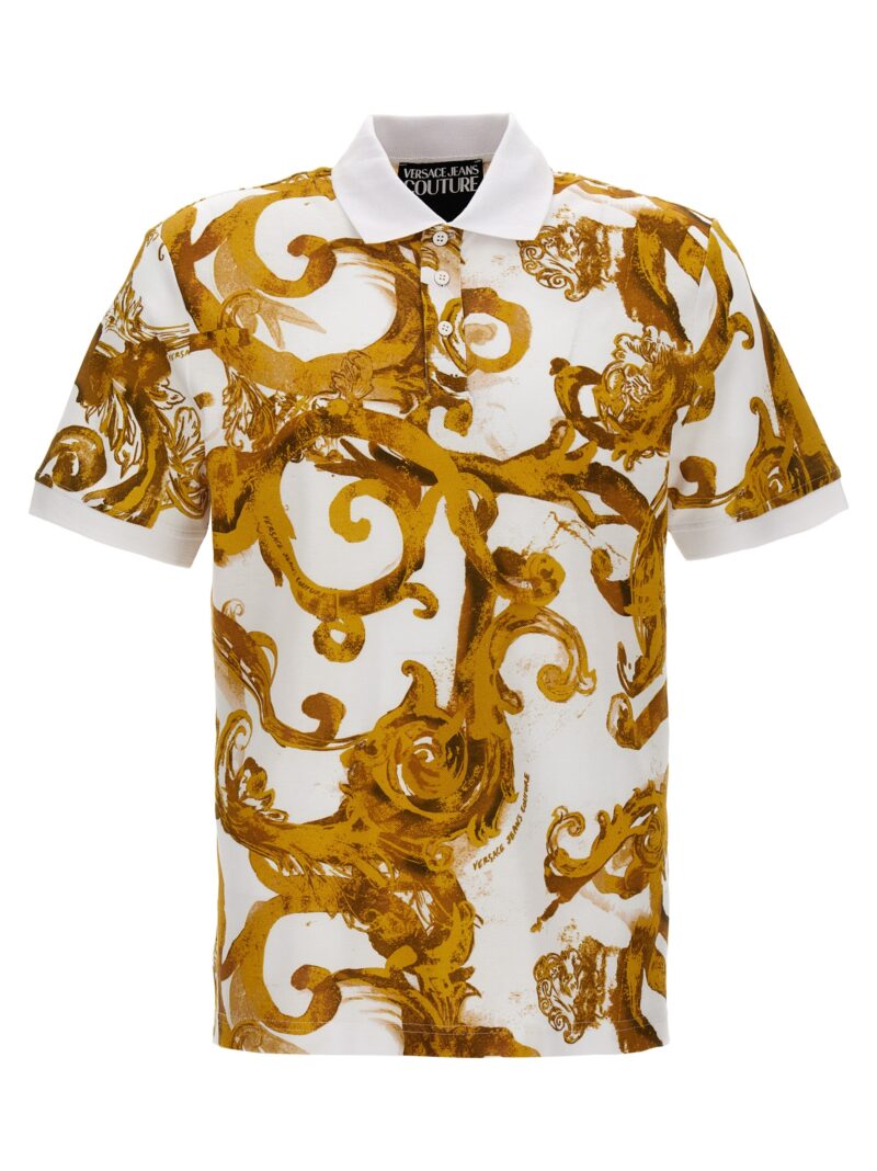 All over print polo shirt VERSACE JEANS COUTURE Multicolor