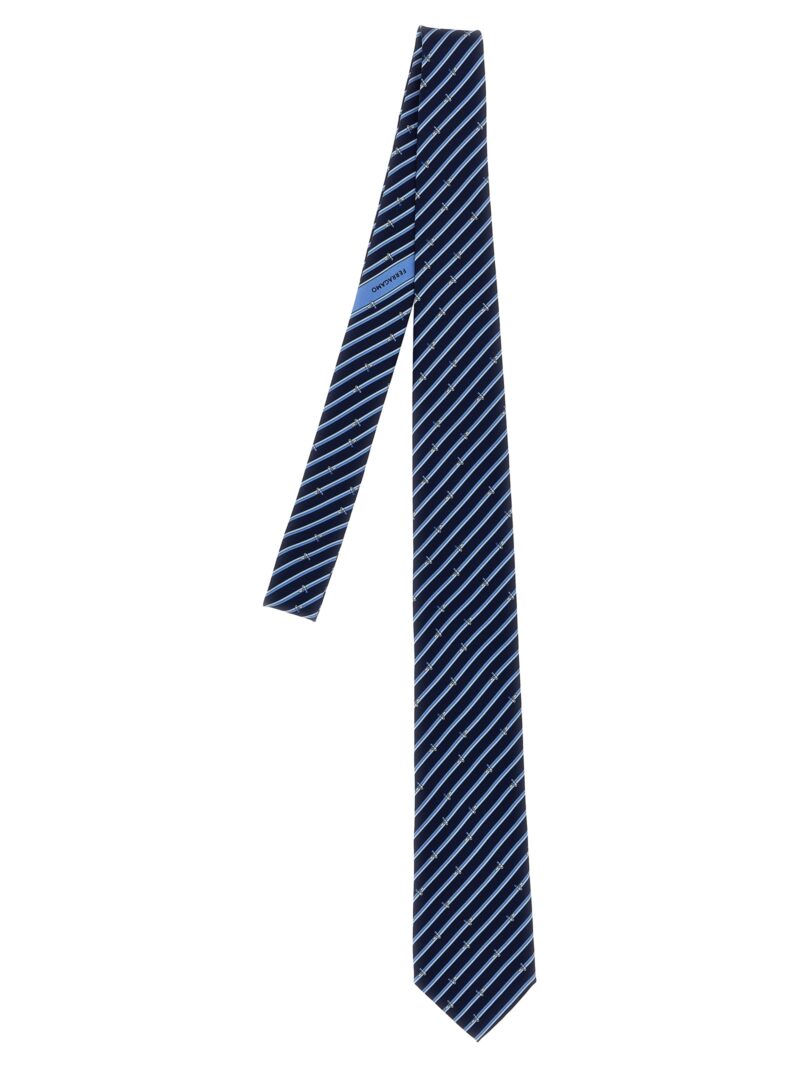 'Tinta' tie FERRAGAMO Blue