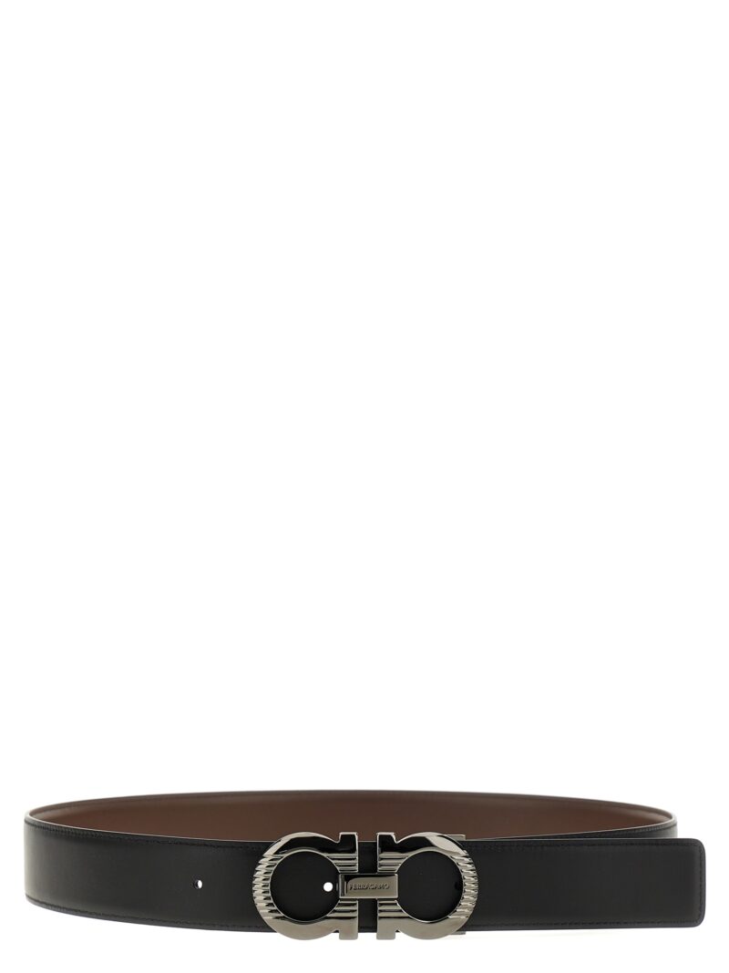 'Gancini' reversible belt 770928001 FERRAGAMO Multicolor