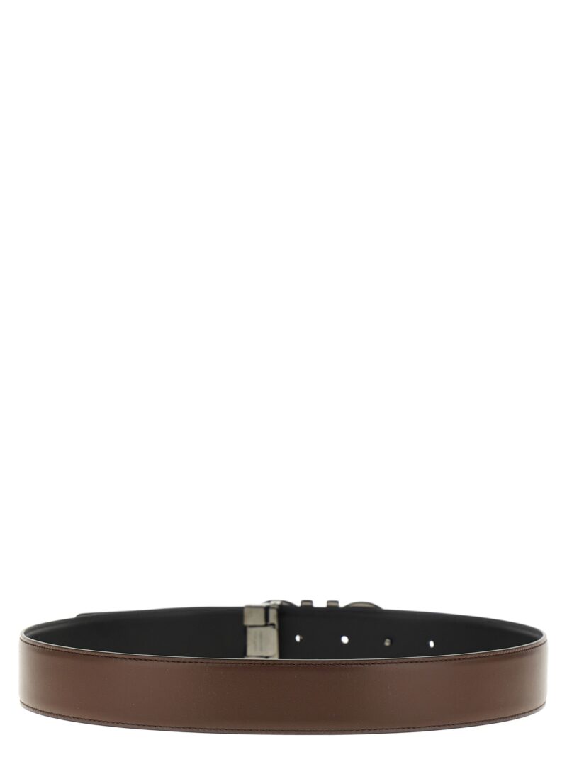 'Gancini' reversible belt Man FERRAGAMO Multicolor