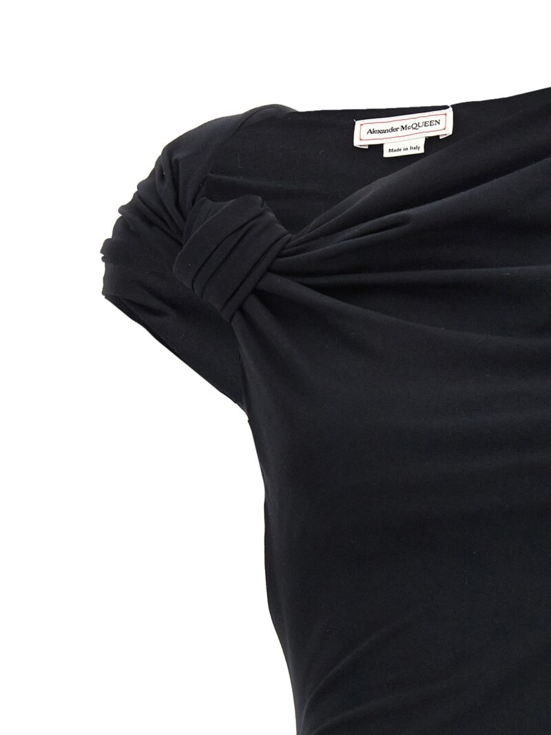 Asymmetrical top Woman ALEXANDER MCQUEEN Black