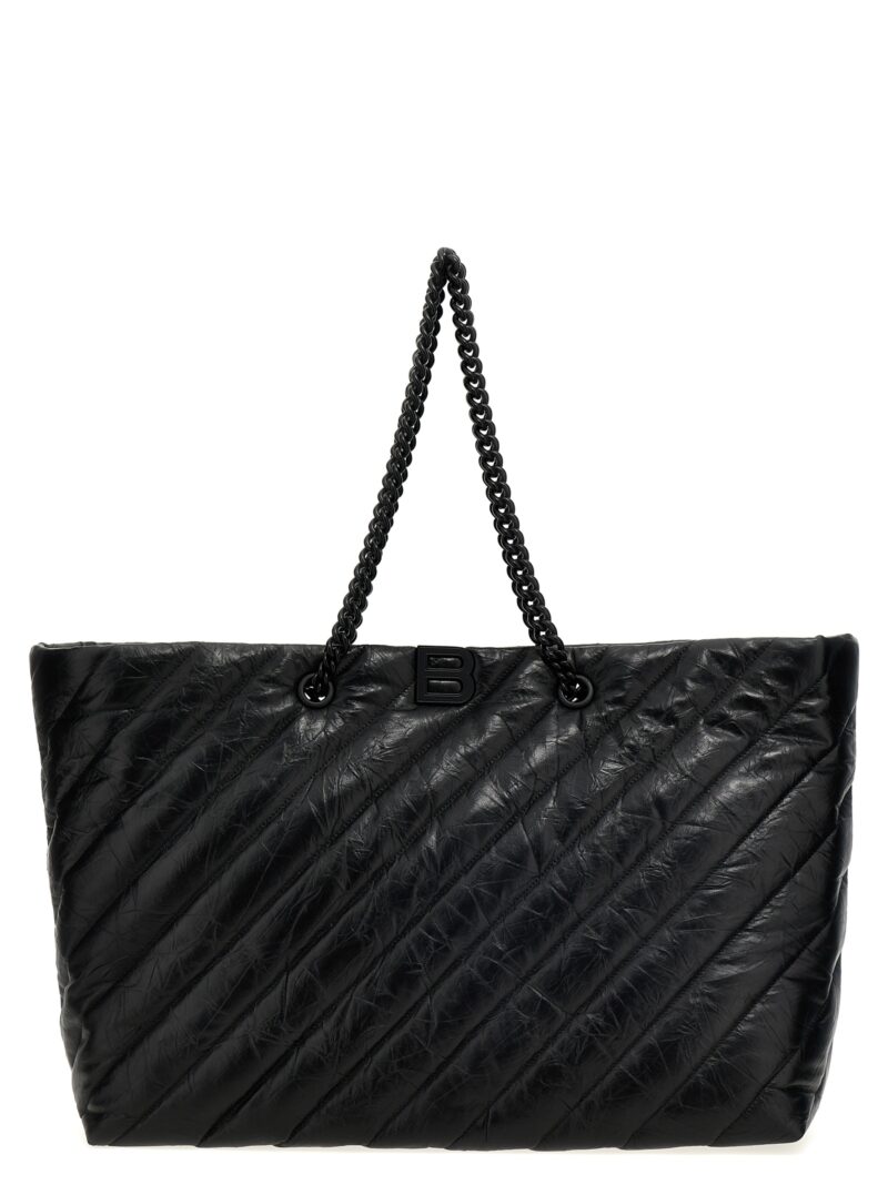 'Carry All Crush' large shopping bag BALENCIAGA Black