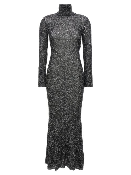 Sequin maxi dress BALENCIAGA Black