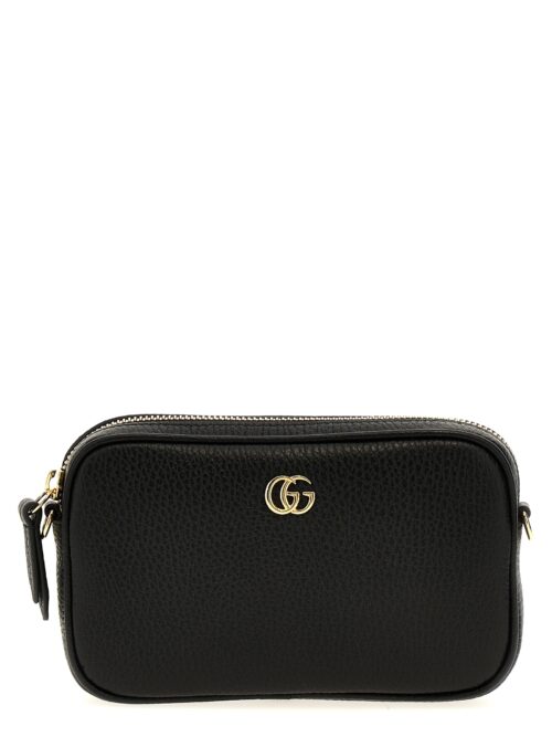 'GG Marmont Mini' shoulder bag GUCCI Black