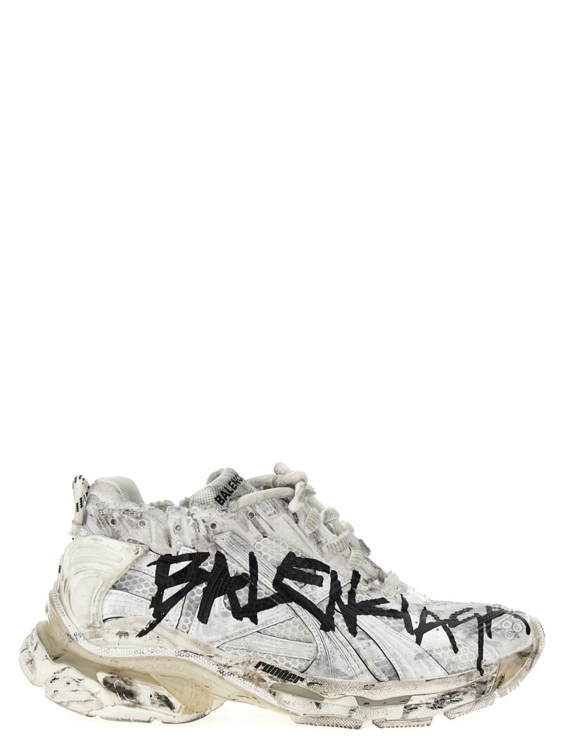'Runner Graffiti' sneakers BALENCIAGA White/Black