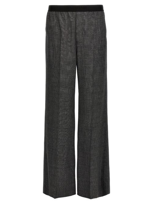 Check wool trousers BALENCIAGA Gray