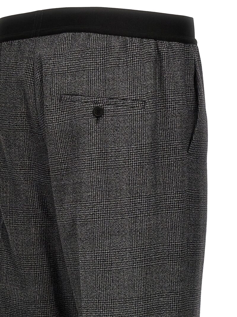 Check wool trousers 100% wool BALENCIAGA Gray