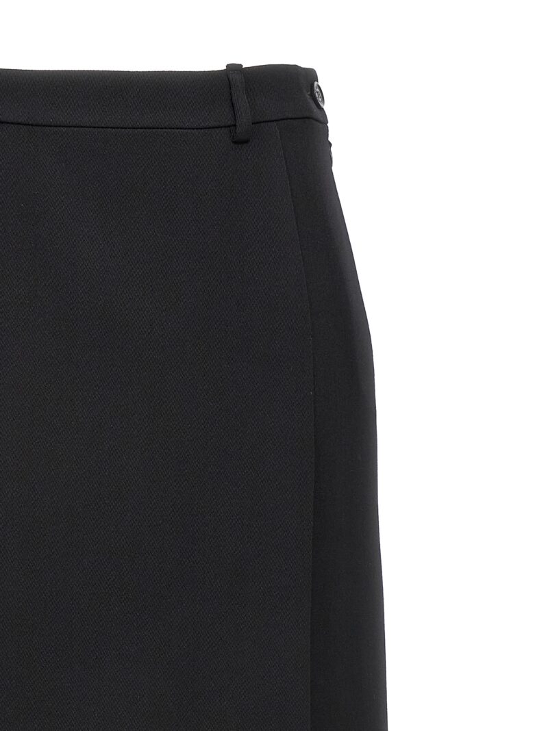 Long wool skirt Woman BALENCIAGA Black