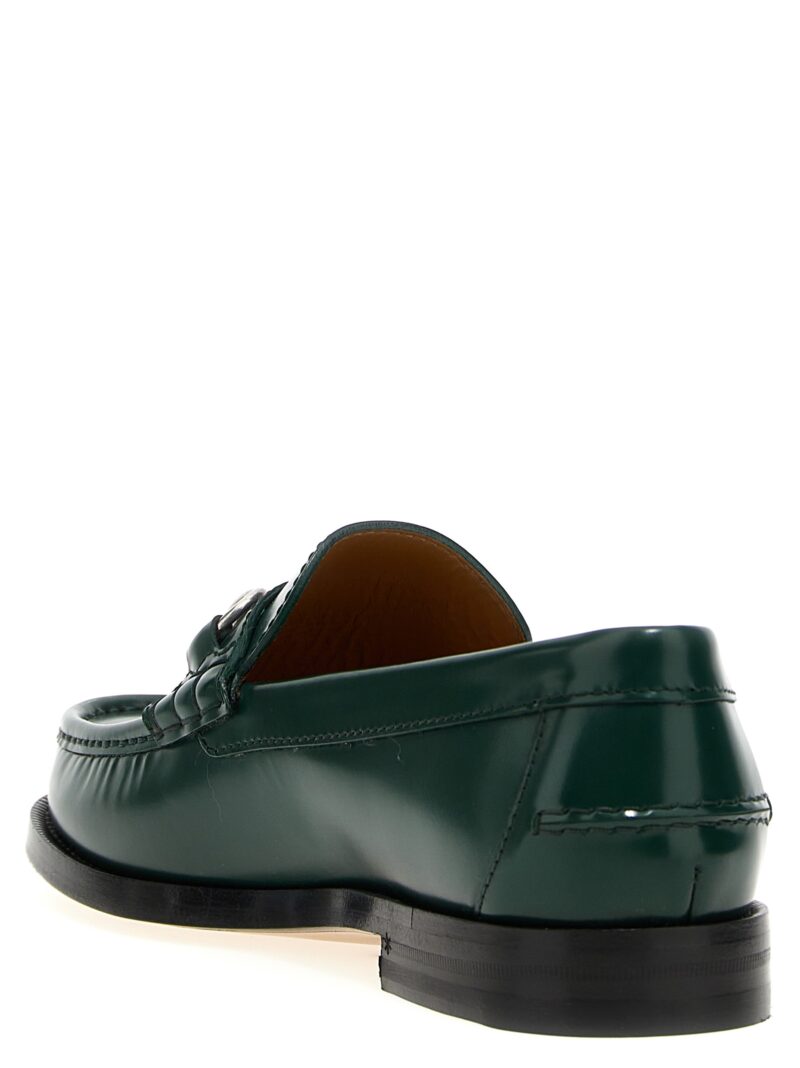 'Morsetto' loafers Man GUCCI Green