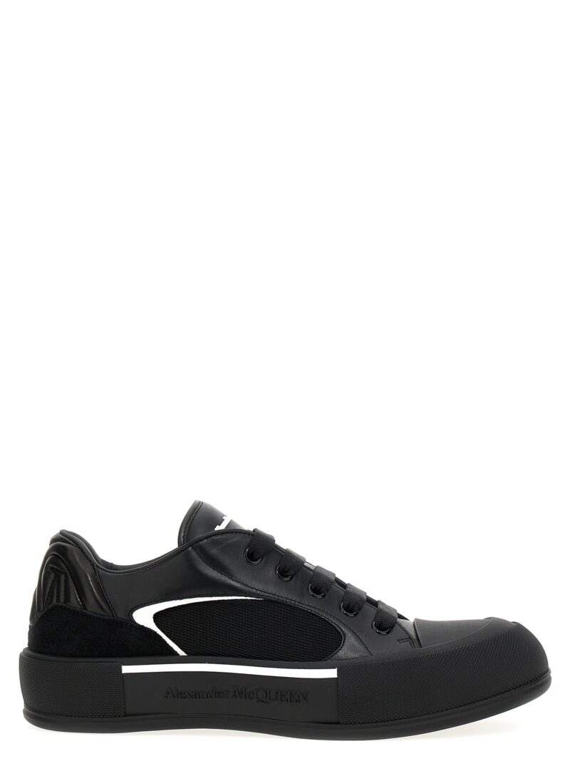 'Neoprene Canvas' sneakers ALEXANDER MCQUEEN White/Black