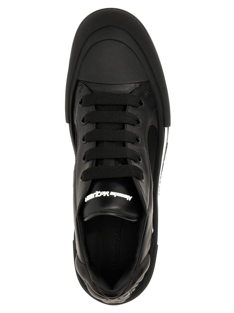 'Neoprene Canvas' sneakers 100% nylon ALEXANDER MCQUEEN White/Black