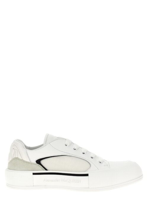 'Neoprene Canvas' sneakers ALEXANDER MCQUEEN White/Black