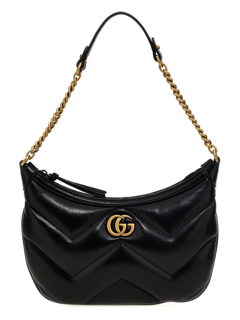 'GG Marmont' small shoulder bag GUCCI Black