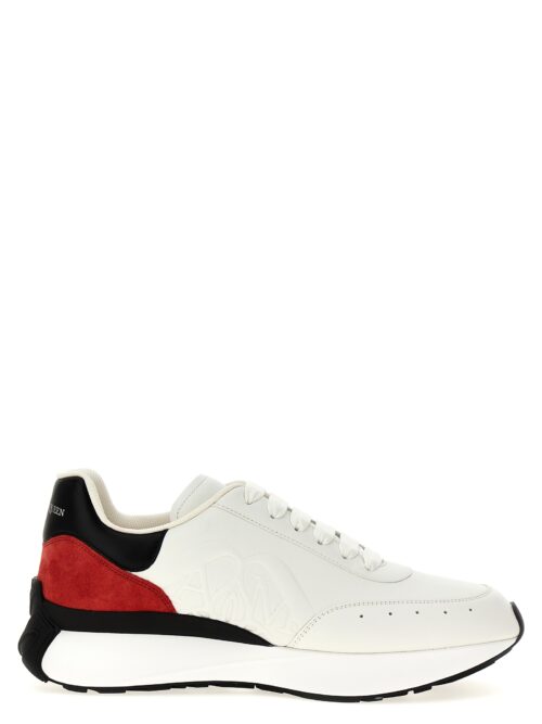 Logo leather sneakers ALEXANDER MCQUEEN Multicolor