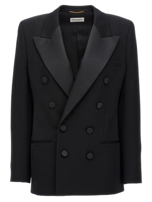 'Leger Armure' blazer SAINT LAURENT Black