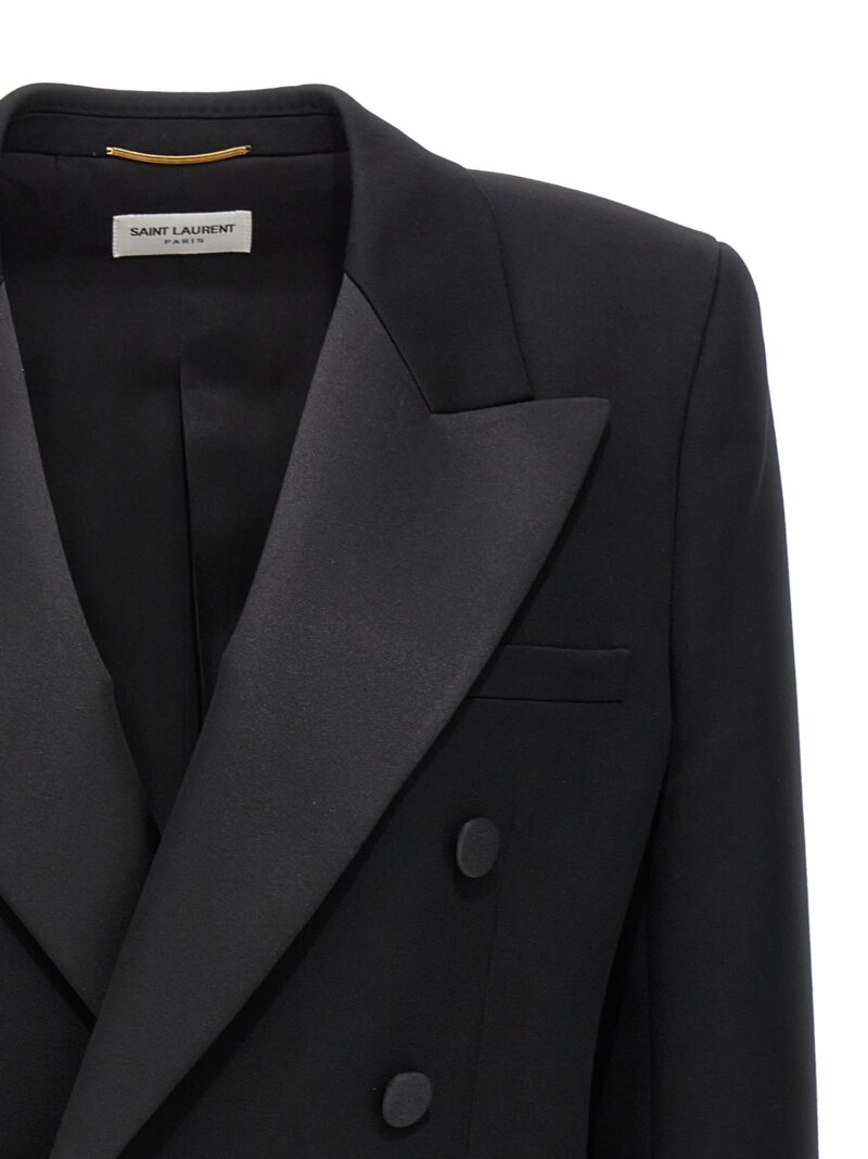 'Leger Armure' blazer Woman SAINT LAURENT Black